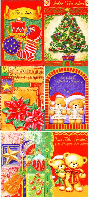  Puerto Rico Tarjetas de Navidad , Spanish Christmas cards